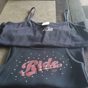 Fox juniors tank tops